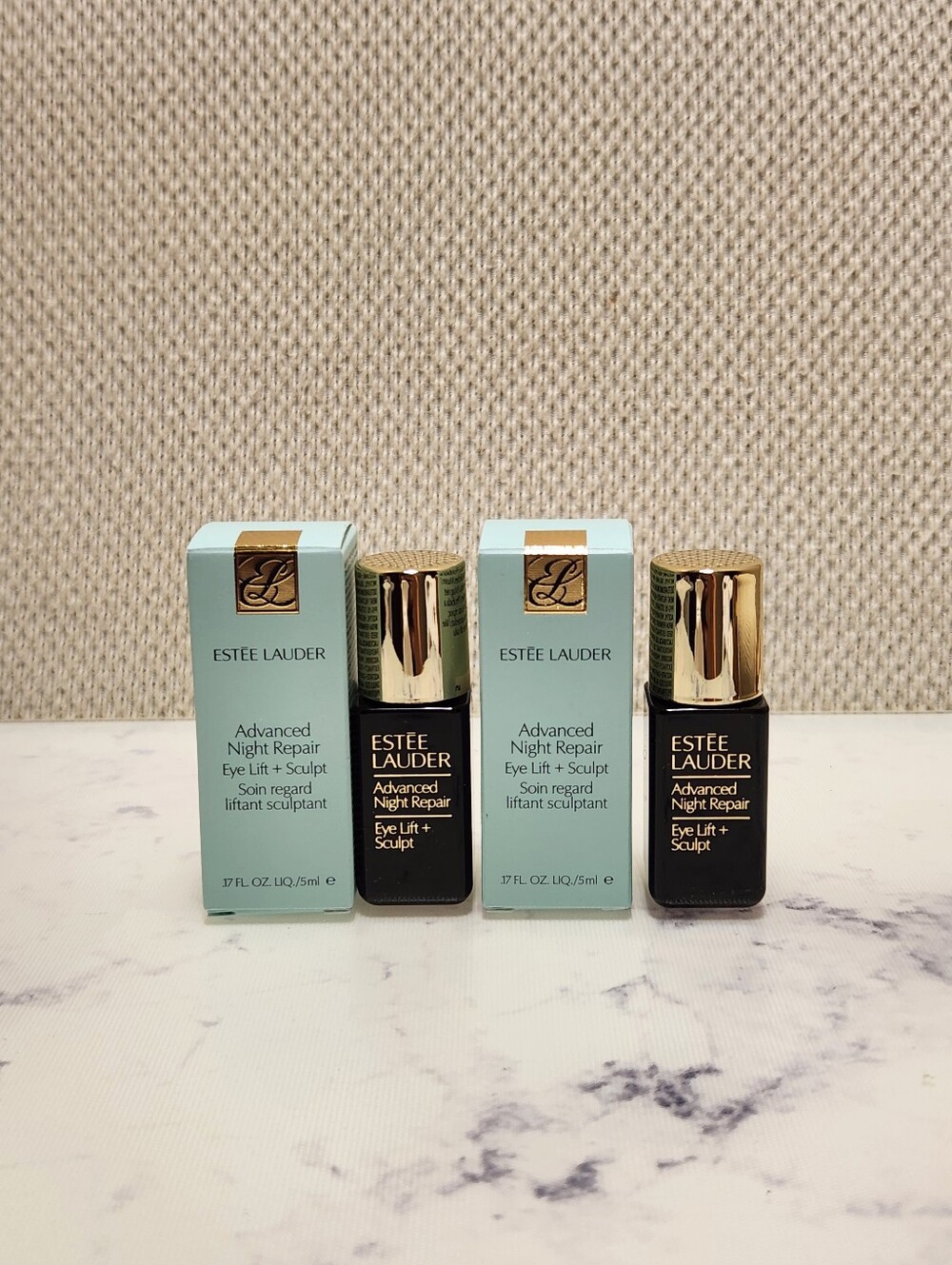 2 Estee Lauder Advanced Night Repair Eye Lift + Sculpt Mini Travel Size .17 Oz